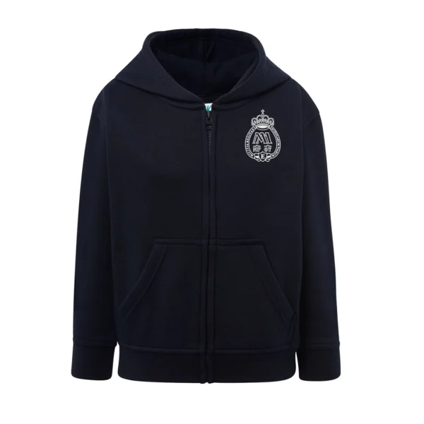 Bluza rozpinana z kapturem granat KID Zespół Szkół Pijarskich w Elblągu