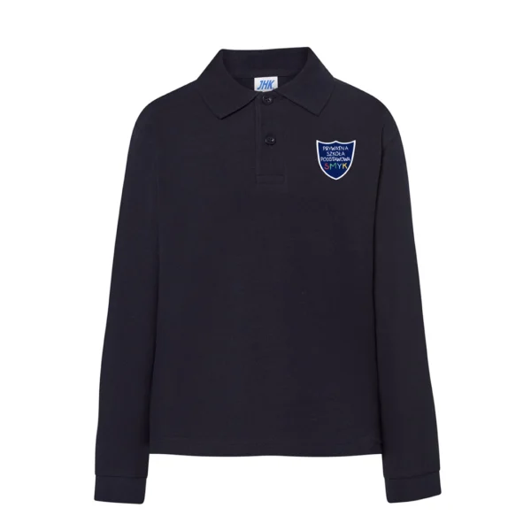 PSP SMYK Polo długi rękaw kid JHK granat