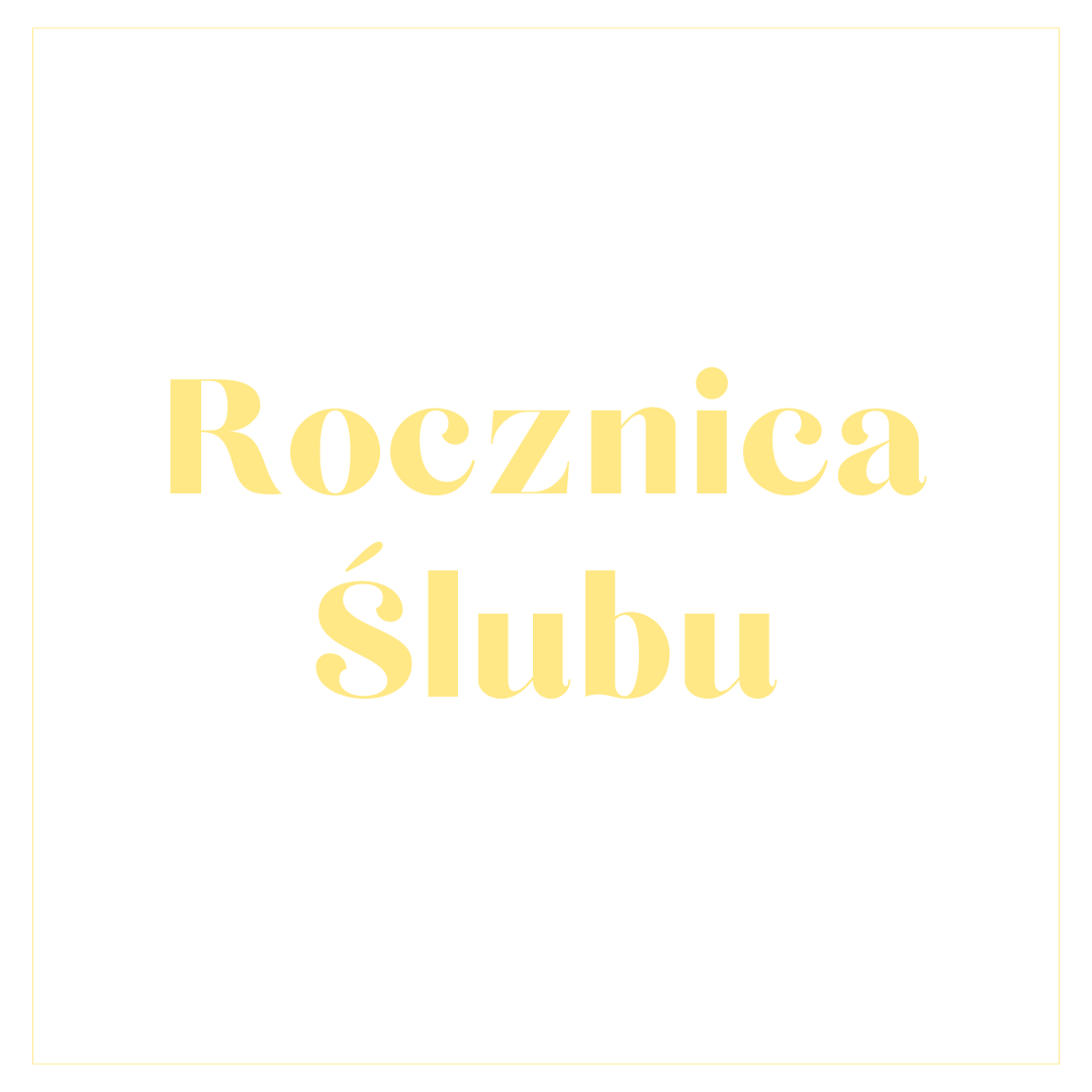 Rocznica Ślubu