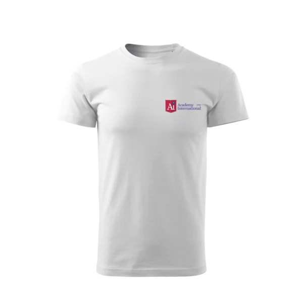 T-shirt Malfini Academy International Biały