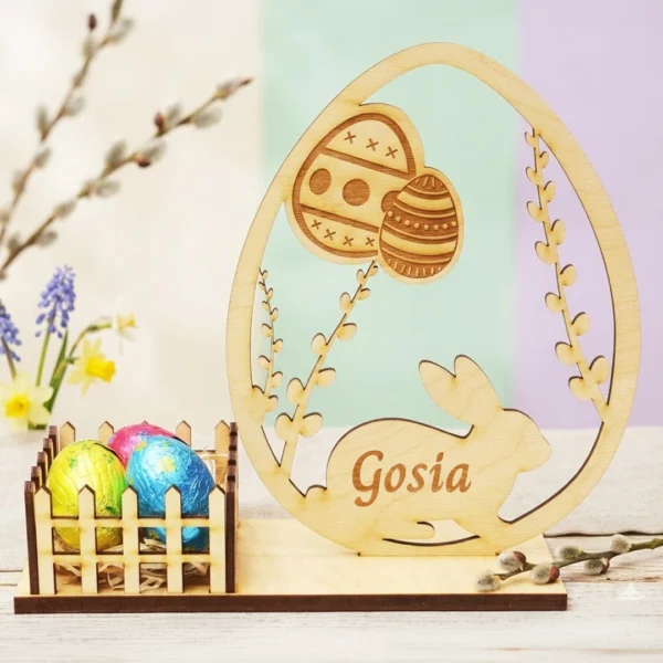 Personalizowana dekoracja wielkanocna