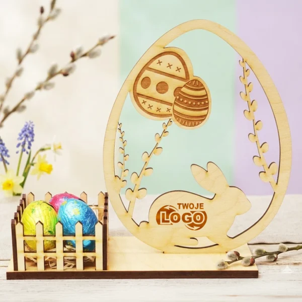 Personalizowana dekoracja wielkanocna z Logo firmy