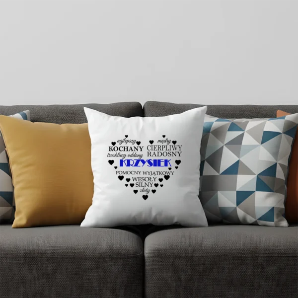 Personalizowana poduszka dzień dziadka kochany dziadek imię