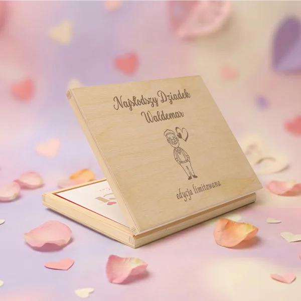 Personalizowane pudełko na merci dzień dziadka 1